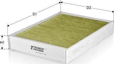 Tecneco Filters CKA25001 - Filtro, Aria abitacolo www.autoricambi360.it