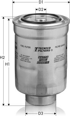Tecneco Filters GS8052 - Filtro carburante www.autoricambi360.it