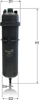 Tecneco Filters GS3017P - Filtro carburante www.autoricambi360.it