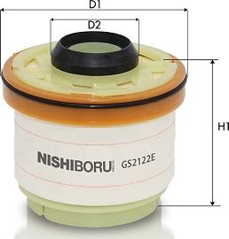 Tecneco Filters GS2122E - Filtro carburante www.autoricambi360.it