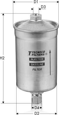 Tecneco Filters IN92 - Filtro carburante www.autoricambi360.it