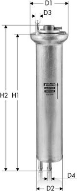 Tecneco Filters IN9334 - Filtro carburante www.autoricambi360.it