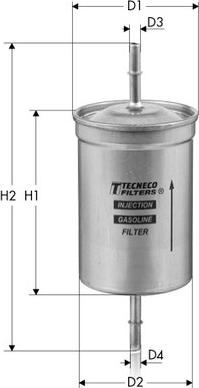 Tecneco Filters IN88 - Filtro carburante www.autoricambi360.it