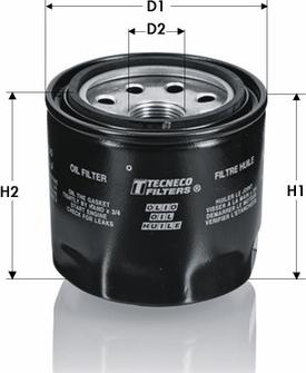 Tecneco Filters OL922-J - Filtro olio www.autoricambi360.it