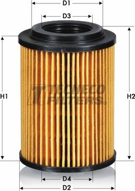 Tecneco Filters OL011277-E - Filtro olio www.autoricambi360.it