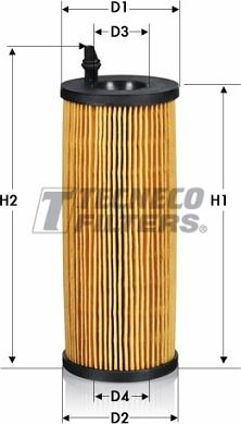 Tecneco Filters OL010660E - Filtro olio www.autoricambi360.it