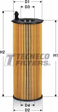Tecneco Filters OL0831-E - Filtro olio www.autoricambi360.it