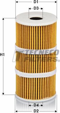 Tecneco Filters OL0389/1-E - Filtro olio www.autoricambi360.it