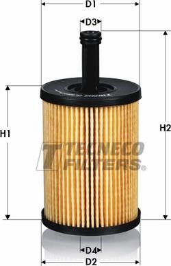 Tecneco Filters OL0259-E - Filtro olio www.autoricambi360.it