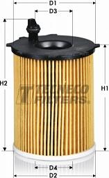 Tecneco Filters OL 0239-E - Filtro olio www.autoricambi360.it