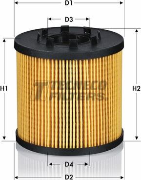 Tecneco Filters OL0225-E - Filtro olio www.autoricambi360.it