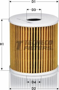 Tecneco Filters OL0221-E - Filtro olio www.autoricambi360.it
