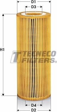 Tecneco Filters OL07012-E - Filtro olio www.autoricambi360.it