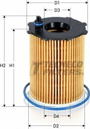 Tecneco Filters OL07033E - Filtro olio www.autoricambi360.it