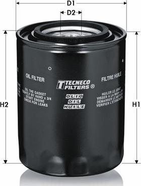 Tecneco Filters OL4798 - Filtro olio www.autoricambi360.it