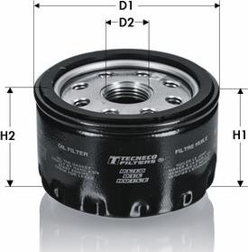 Tecneco Filters OL100 - Filtro olio www.autoricambi360.it