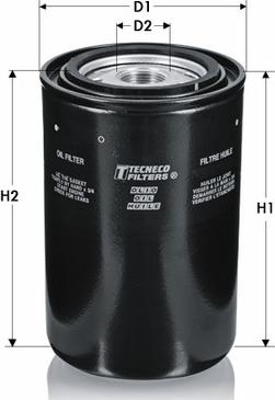 Tecneco Filters OL10267/1 - Filtro olio www.autoricambi360.it
