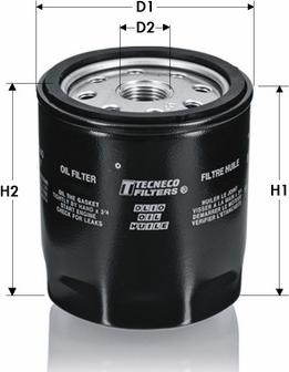 Tecneco Filters OL523 - Filtro olio www.autoricambi360.it
