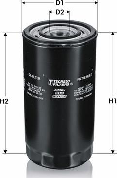 Tecneco Filters OL3005-T - Filtro olio www.autoricambi360.it