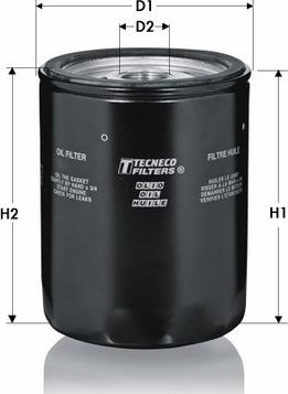 Tecneco Filters OL339 - Filtro olio www.autoricambi360.it