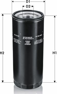 Tecneco Filters OL5465 - Filtro olio www.autoricambi360.it