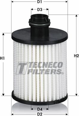 Tecneco Filters OL2156E - Filtro olio www.autoricambi360.it