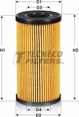 Tecneco Filters OL2161E - Filtro olio www.autoricambi360.it