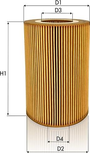 Tecneco Filters OL2221E - Filtro olio www.autoricambi360.it