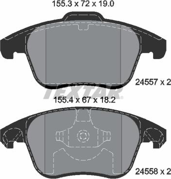 ATE 13.0460-7230.2 - Kit pastiglie freno, Freno a disco www.autoricambi360.it