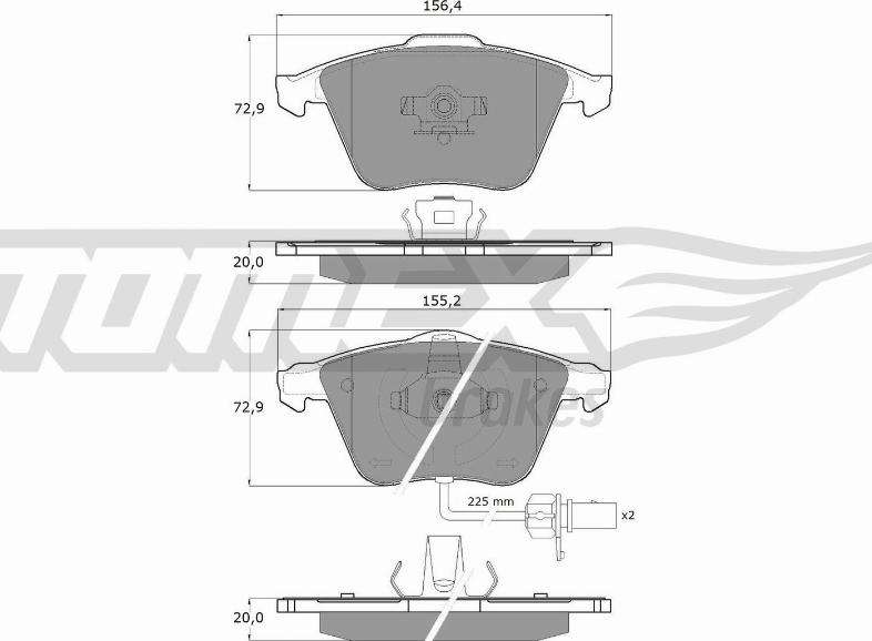 TRW GDB1659 - Kit pastiglie freno, Freno a disco www.autoricambi360.it
