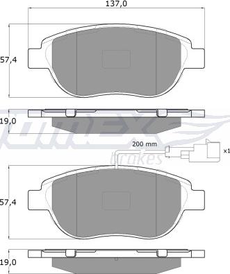 TRW GDB1483 - Kit pastiglie freno, Freno a disco www.autoricambi360.it