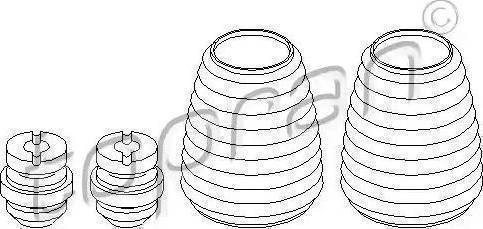 Delphi PCK10 - Kit parapolvere, Ammortizzatore www.autoricambi360.it