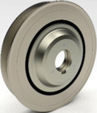 GATES TVD1020 - Puleggia cinghia, Albero a gomiti www.autoricambi360.it