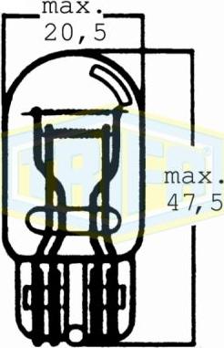 Trifa 01791 - Lampadina, Luce posteriore di stop www.autoricambi360.it