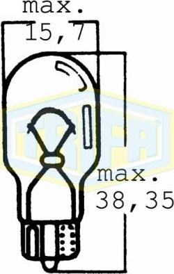 Trifa 01718 - Lampadina, Indicatore direzione www.autoricambi360.it