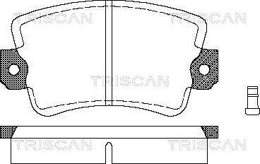 TRW GDB243 - Kit pastiglie freno, Freno a disco www.autoricambi360.it