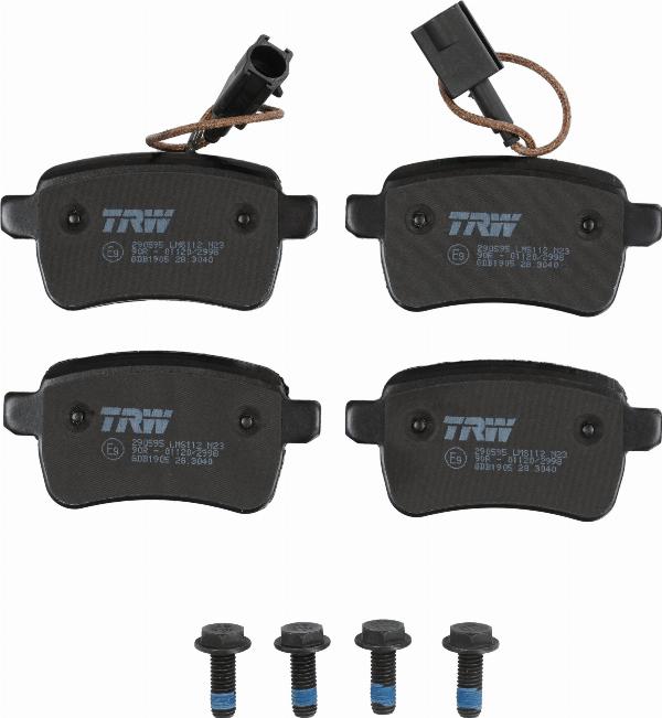 TRW GDB1905 - Kit pastiglie freno, Freno a disco www.autoricambi360.it