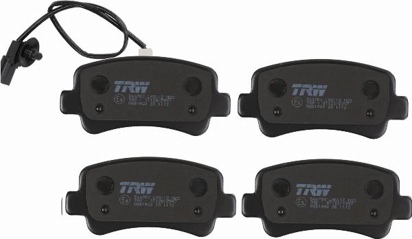 TRW GDB1903 - Kit pastiglie freno, Freno a disco www.autoricambi360.it