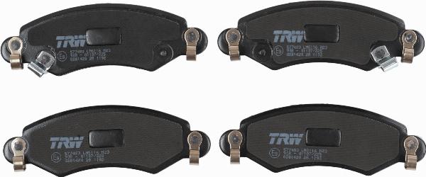 TRW GDB1420 - Kit pastiglie freno, Freno a disco www.autoricambi360.it