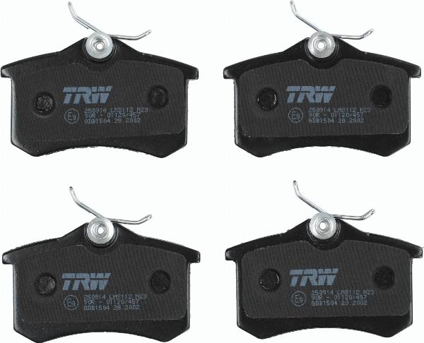 TRW GDB1504 - Kit pastiglie freno, Freno a disco www.autoricambi360.it