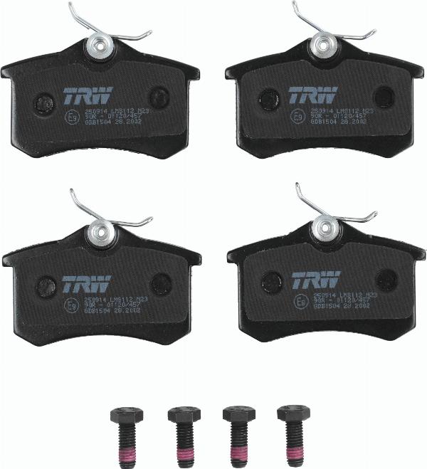 TRW GDB1504 - Kit pastiglie freno, Freno a disco www.autoricambi360.it