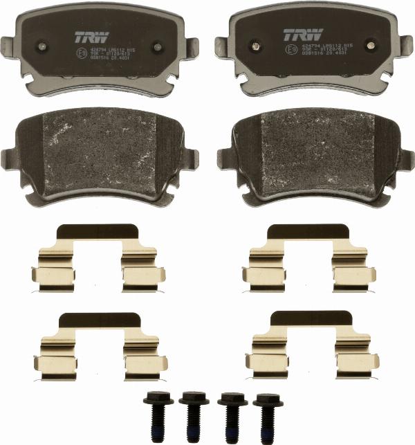 TRW GDB1516 - Kit pastiglie freno, Freno a disco www.autoricambi360.it