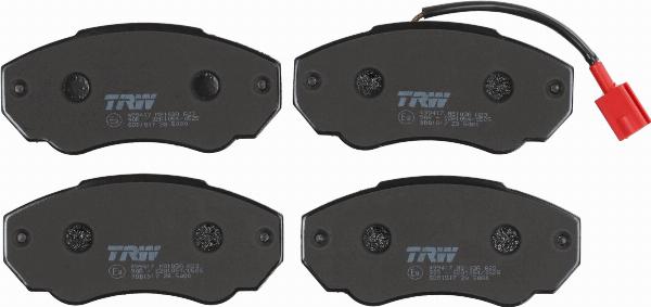 TRW GDB1517 - Kit pastiglie freno, Freno a disco www.autoricambi360.it