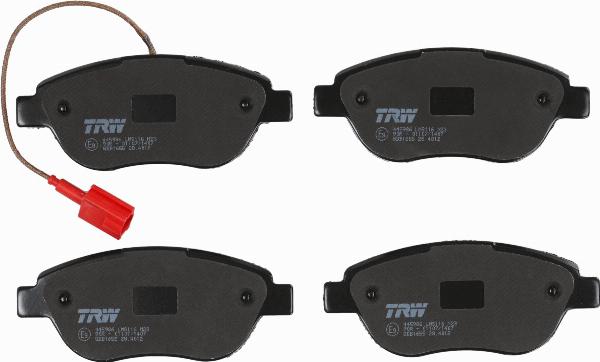 TRW GDB1655 - Kit pastiglie freno, Freno a disco www.autoricambi360.it