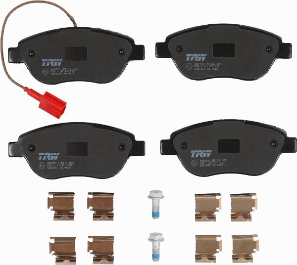 TRW GDB1655 - Kit pastiglie freno, Freno a disco www.autoricambi360.it