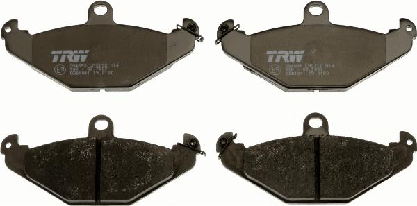 TRW GDB1041 - Kit pastiglie freno, Freno a disco www.autoricambi360.it