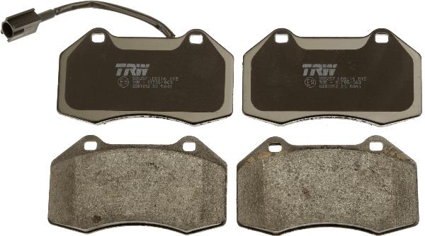 TRW GDB1812 - Kit pastiglie freno, Freno a disco www.autoricambi360.it