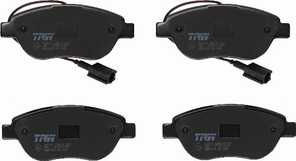 TRW GDB1829 - Kit pastiglie freno, Freno a disco www.autoricambi360.it