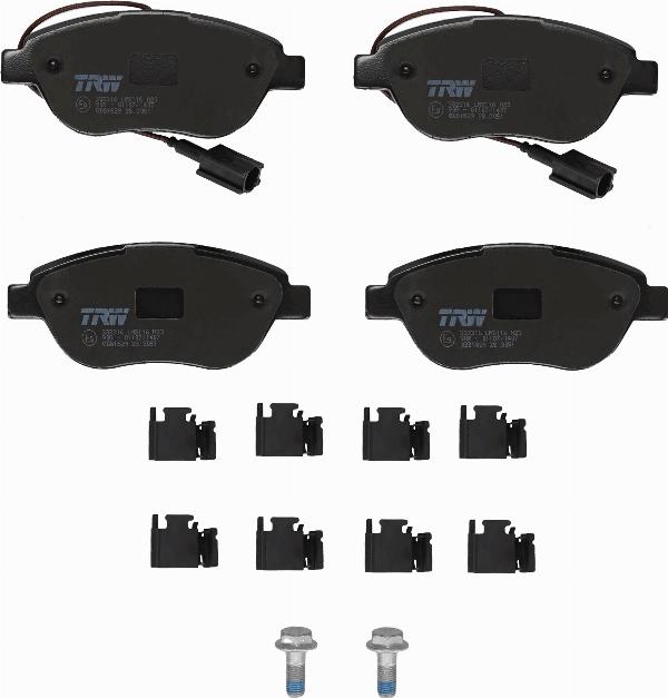 TRW GDB1829 - Kit pastiglie freno, Freno a disco www.autoricambi360.it