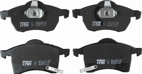 TRW GDB1350 - Kit pastiglie freno, Freno a disco www.autoricambi360.it